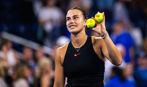 Aryna Sabalenka at the 2024 US Open (Getty)