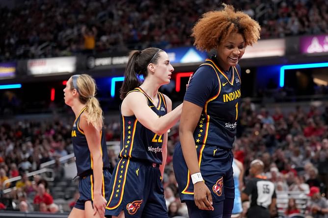 NaLyssa Smith celebrates Caitlin Clark's impact after Fever plays in front of record breaking 20,000-plus crowd