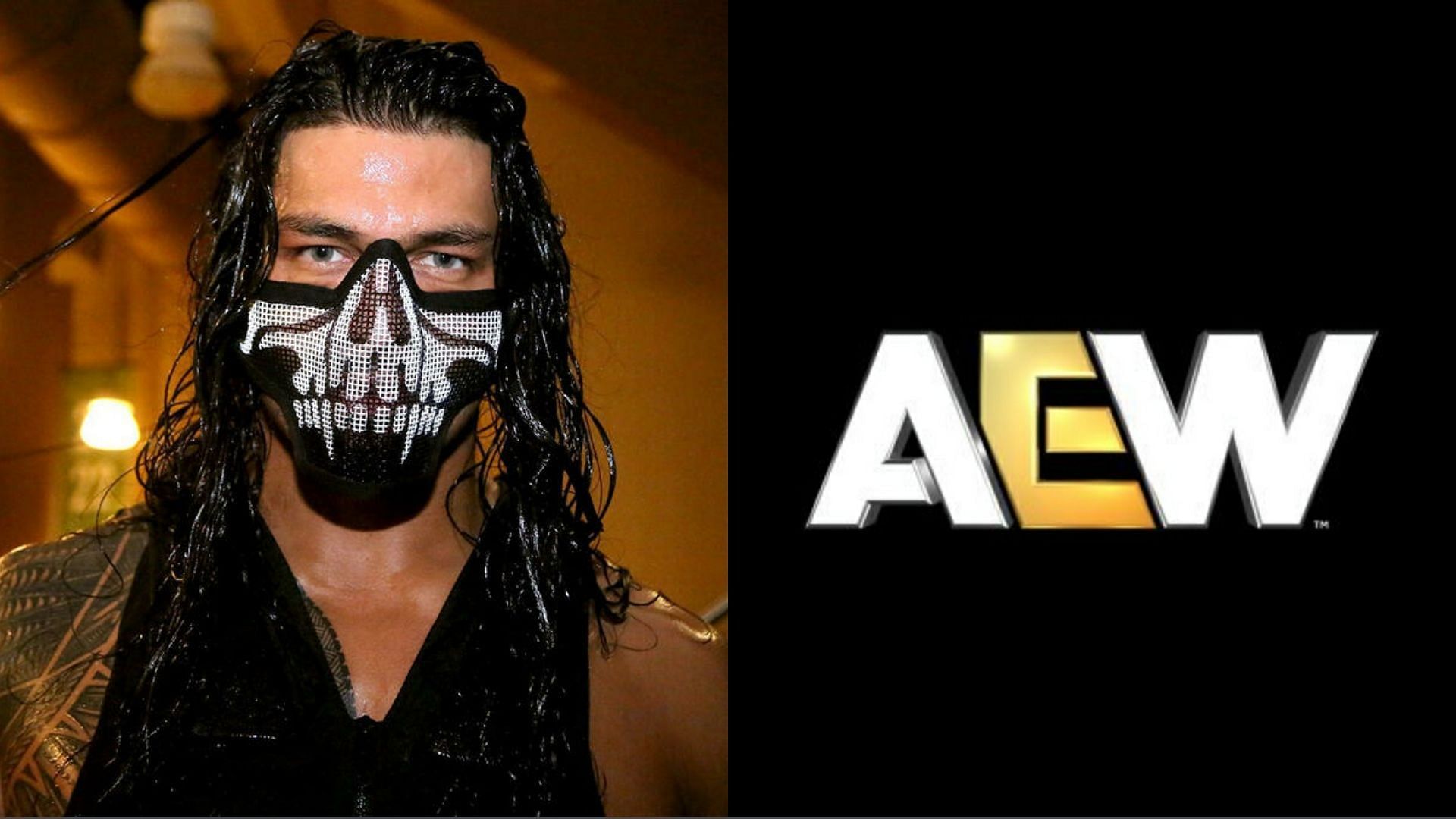 What could Roman Reigns do at Bad Blood 2024? (Photo credit: WWE.com &amp; AEW Twitter)