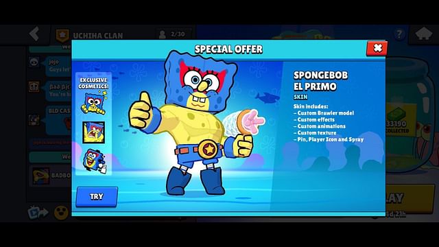 How to get all Brawl Stars SpongeBob Season skins