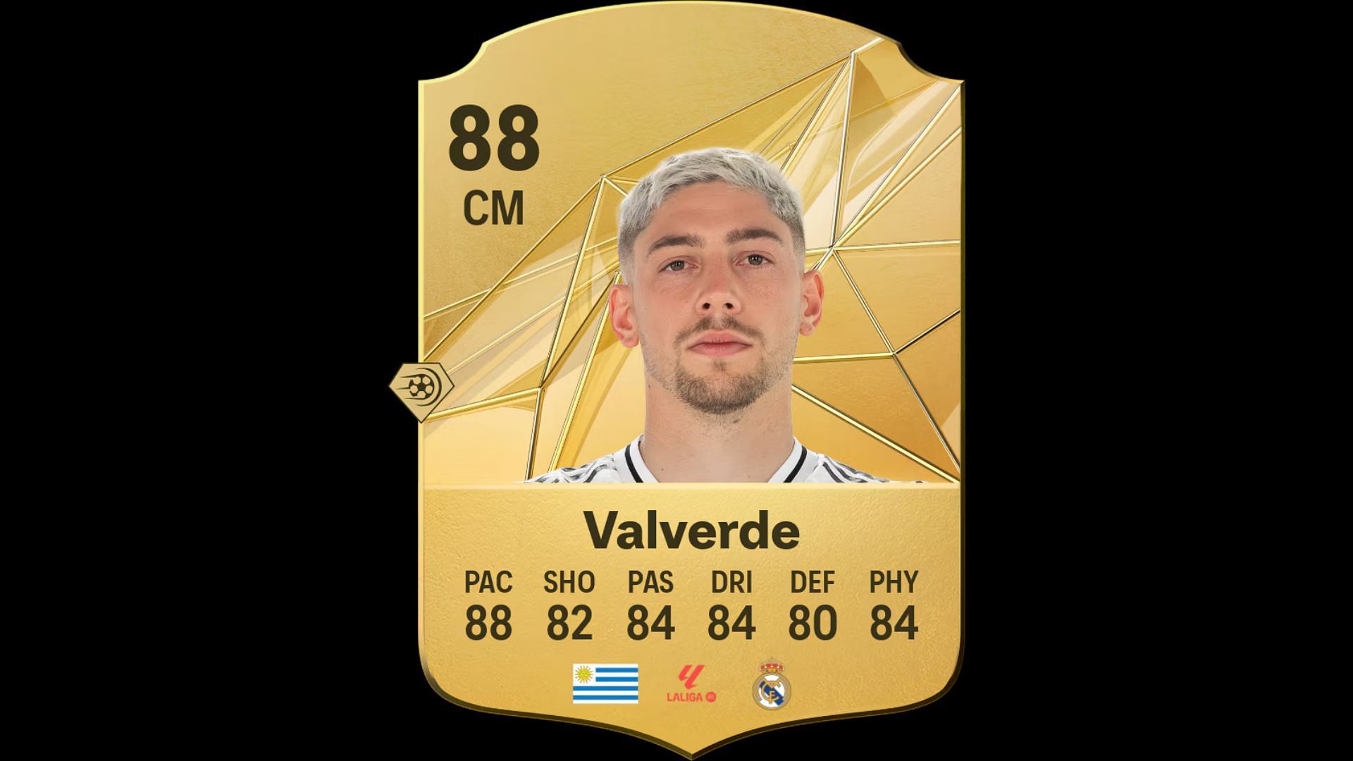 Federico Valverde&#039;s FC 25 stats (Image via EA)