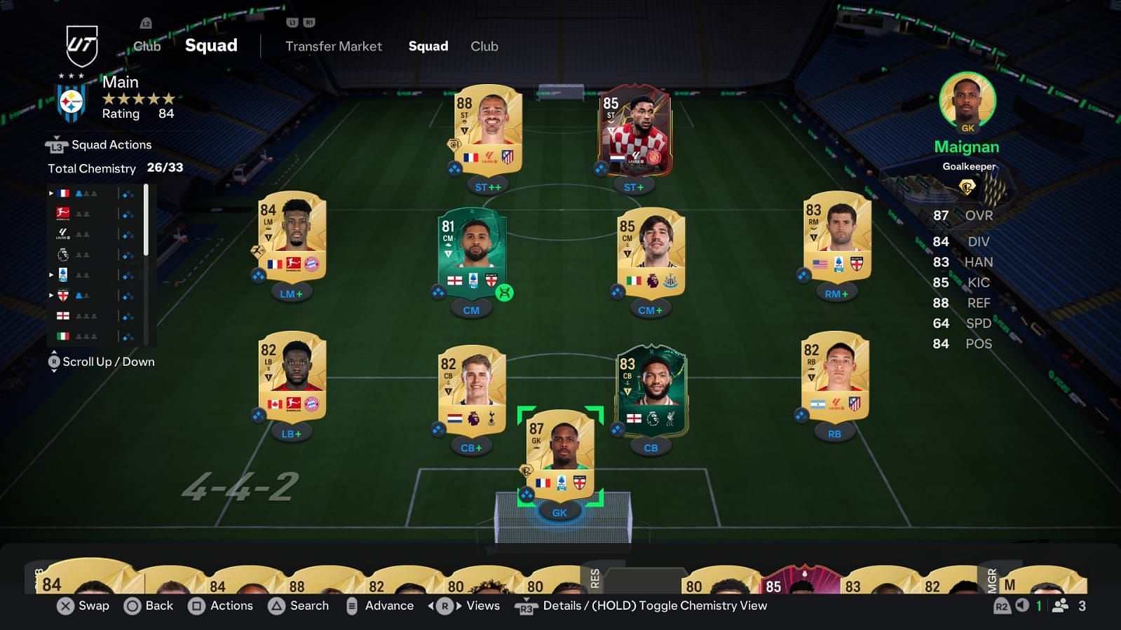 Building your Ultimate Team is more fun than ever before (Image via EA Sports)