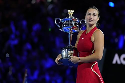 Aryna Sabalenka at the Australian Open 2024. (Photo: Getty)