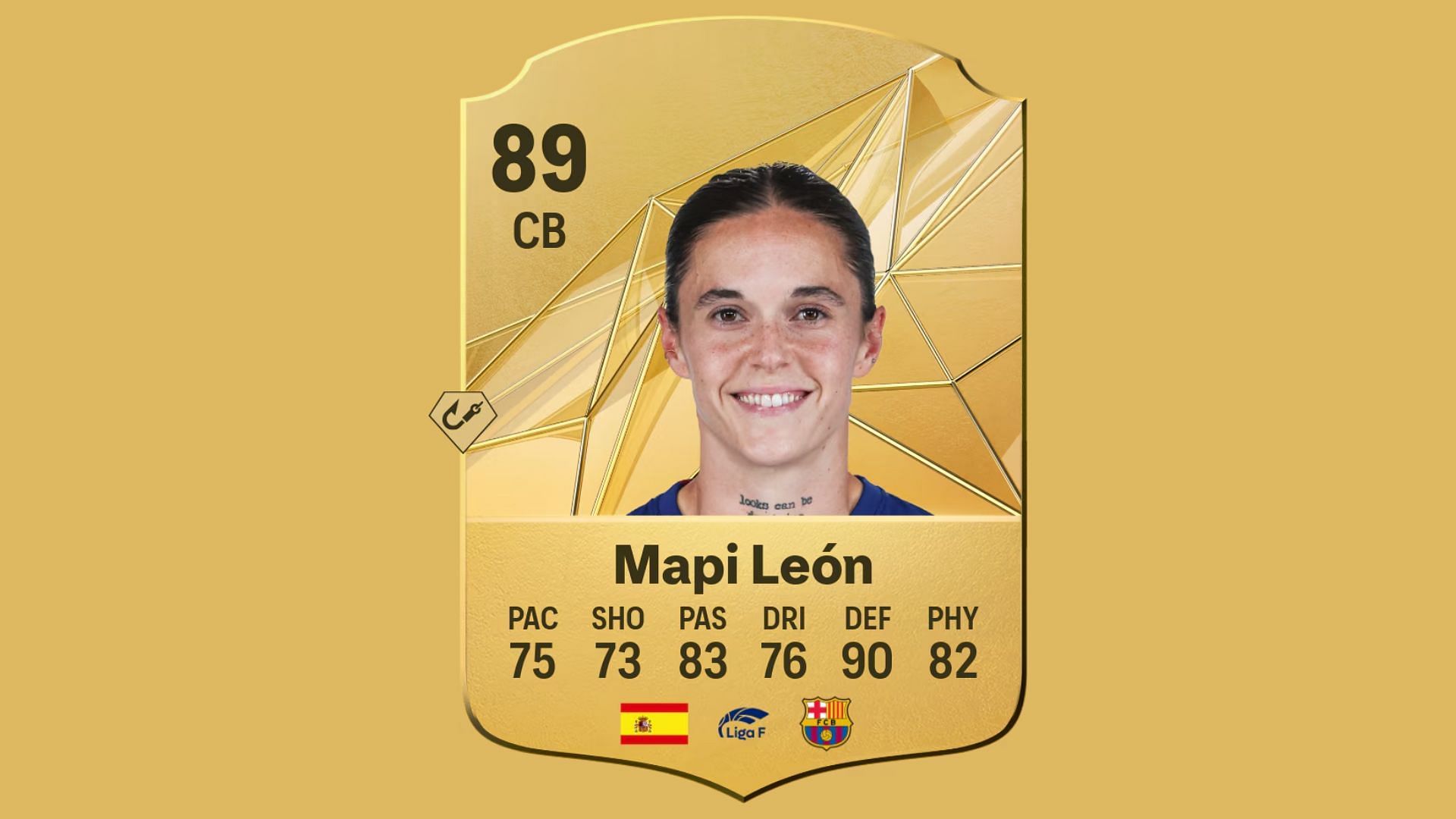 Mapi Leon&#039;s player card in the game (Image via EA Sports)