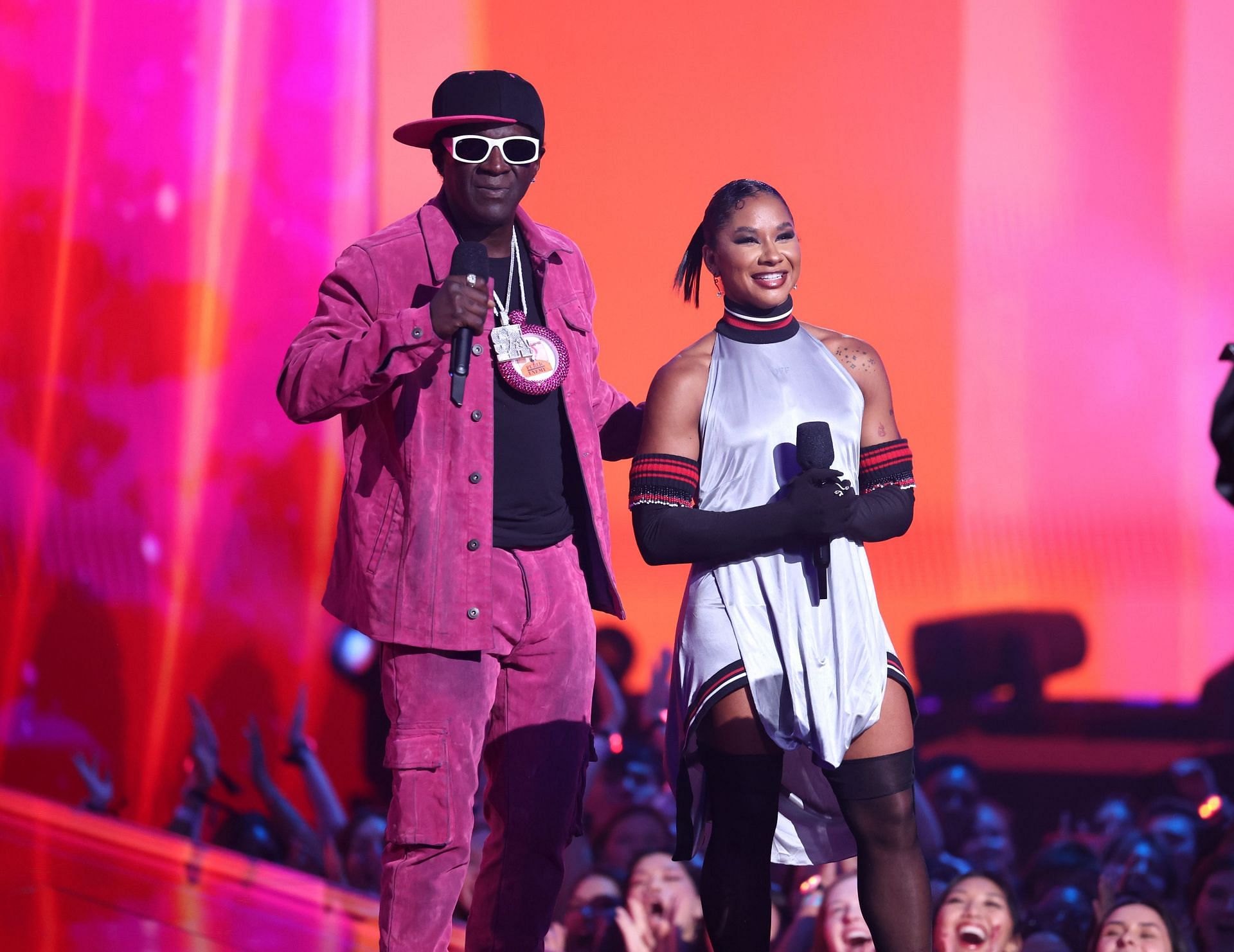 Flvor Flav and Chiles at the 2024 MTV Video Music Awards - Show - Source: Getty