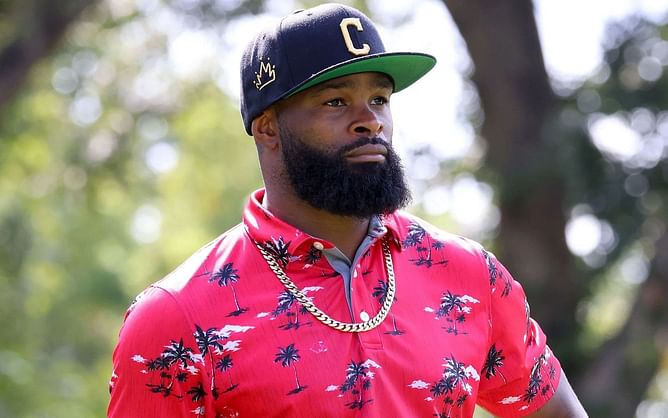 Tyron Woodley gives six-word reaction to man claiming to be his cousin and accusing him of taking a fall against Jake Paul