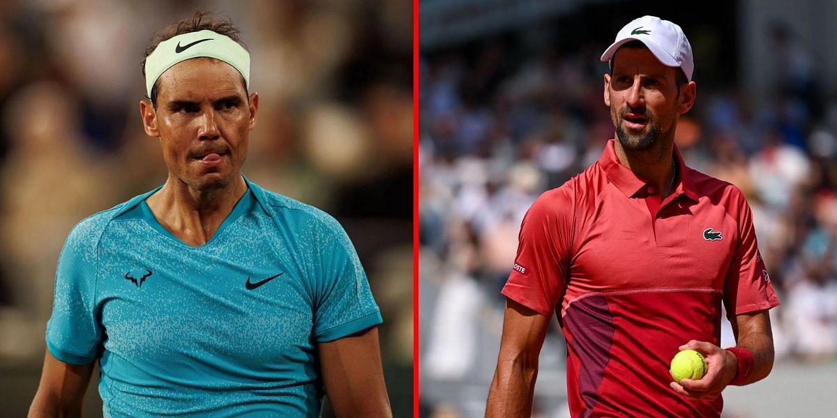 Rafael Nadal (L) Novak Djokovic (R) | Getty