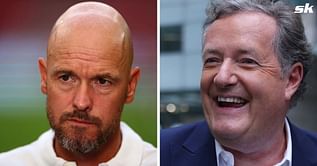 "Bet Ten Hag £10,000" - Piers Morgan says Manchester United boss won't win PL or UCL with club after his response to Cristiano Ronaldo