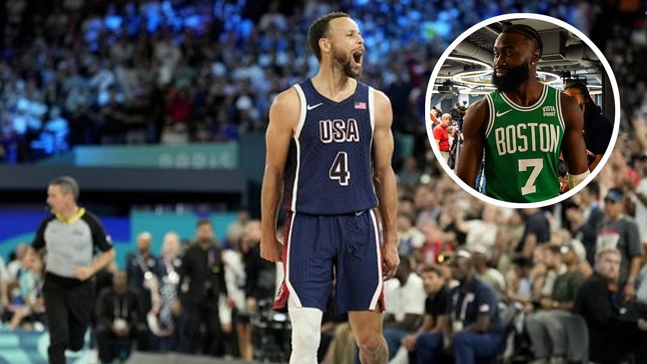 NBA fans react to signal that Steph Curry is no longer following Jaylen Brown on social media (Image credit: Imagn) 