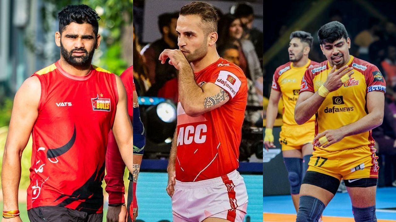 pro kabaddi league all time best probable playing 7 pardeep narwal pawan sehrawat fazel atrachali