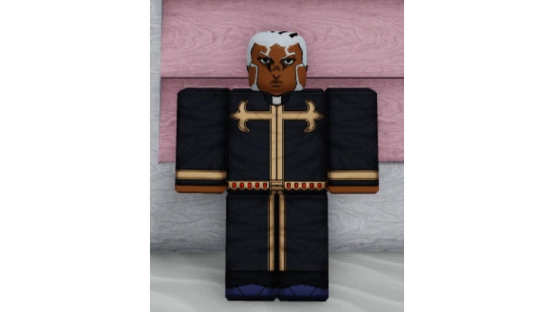 Enrico is one of the antagonists from JoJo&#039;s Bizarre Adventure (Image via Roblox)