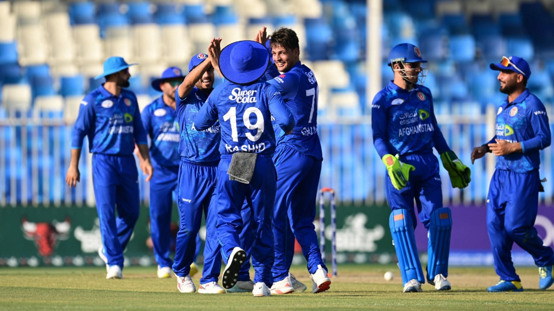 Afghanistan dismissed seven South African batters in powerplay (Image via @ACBofficials on X)