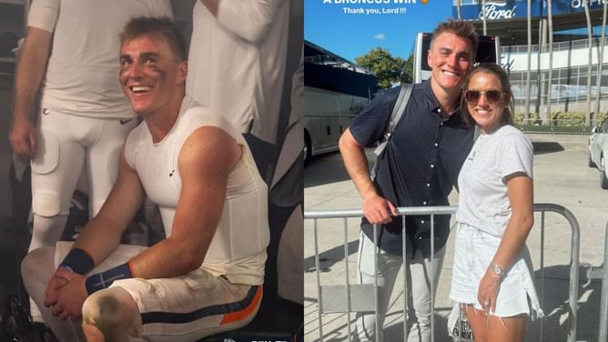 WATCH: Bo Nix's wife Izzy captures eventful weekend trip during Broncos rookie's first NFL career win