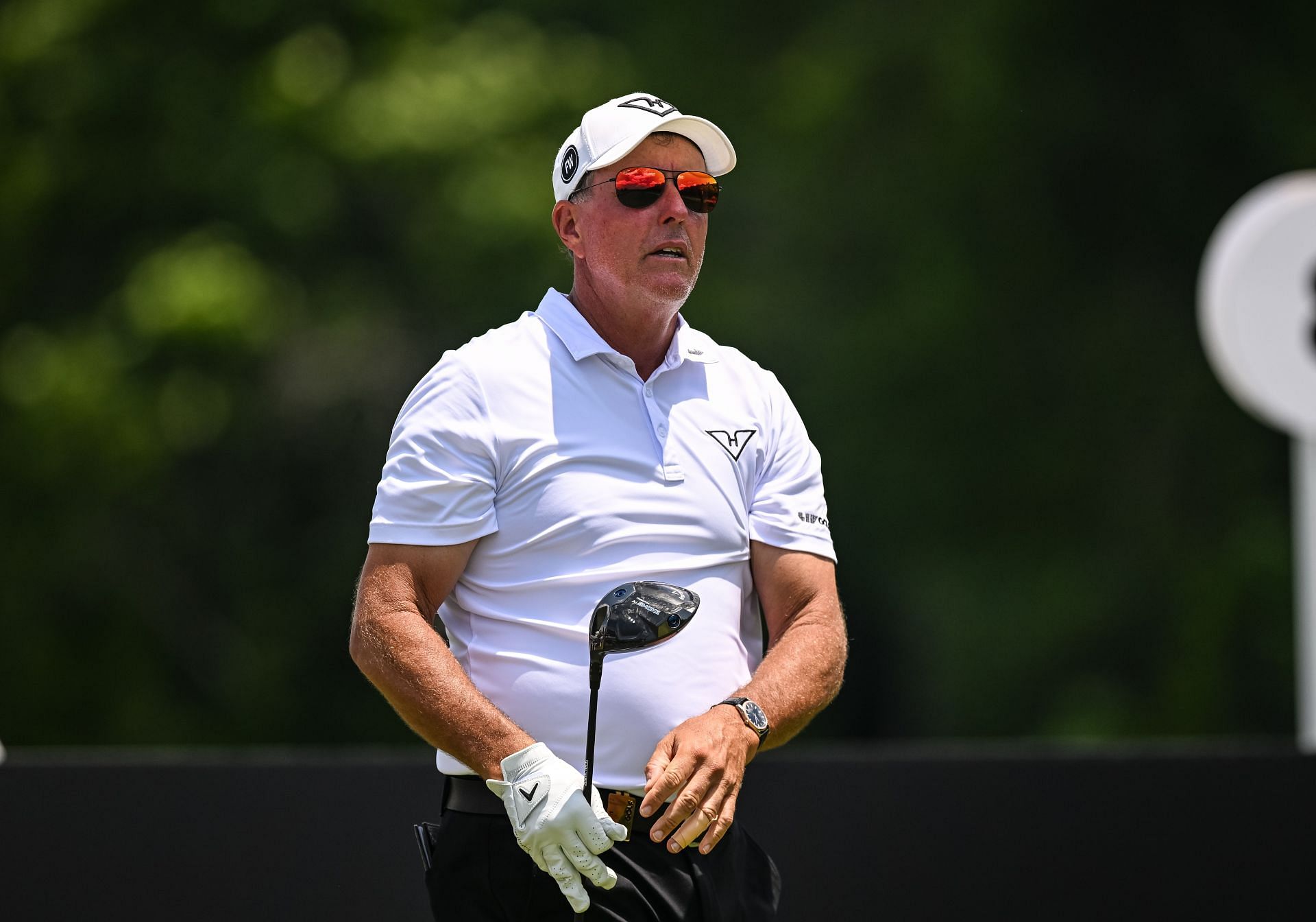 The HyFlyers skipper Phil Mickelson at the LIV Golf League Nashville (Image via Getty)