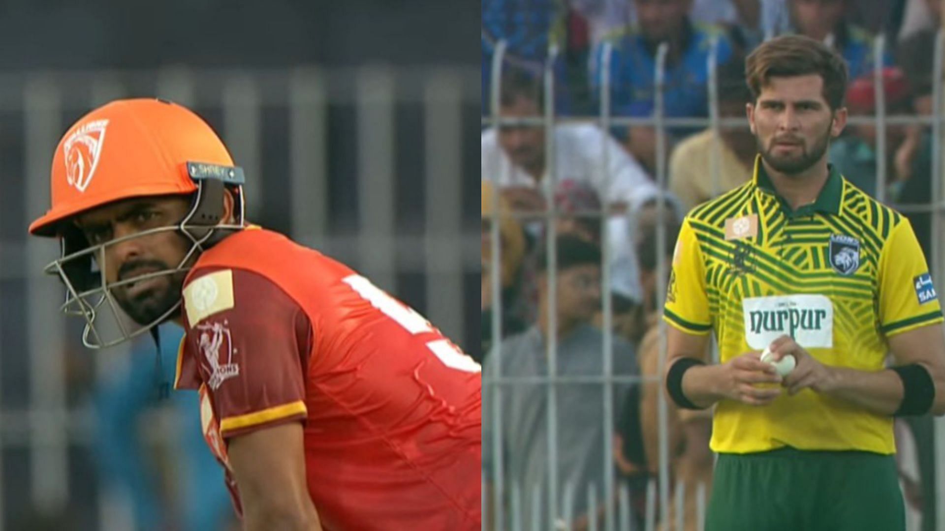 Babar Azam and Shaheen Afridi (Image via Sportts Central on YouTube)