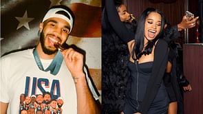 In Photos: Jayson Tatum's girlfriend Ella Mai goes casual in $179 tee and jeans as she links up with singer Tems during concert