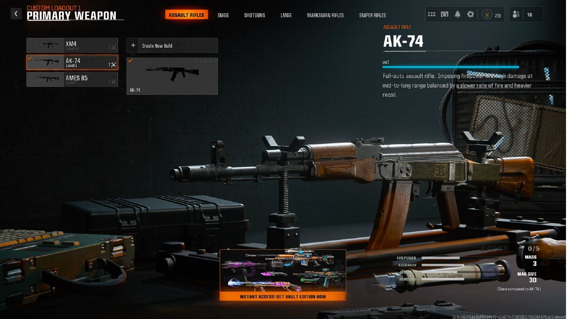 Building the best AK-74 loadout in Black Ops 6 Beta (Image via Activision)