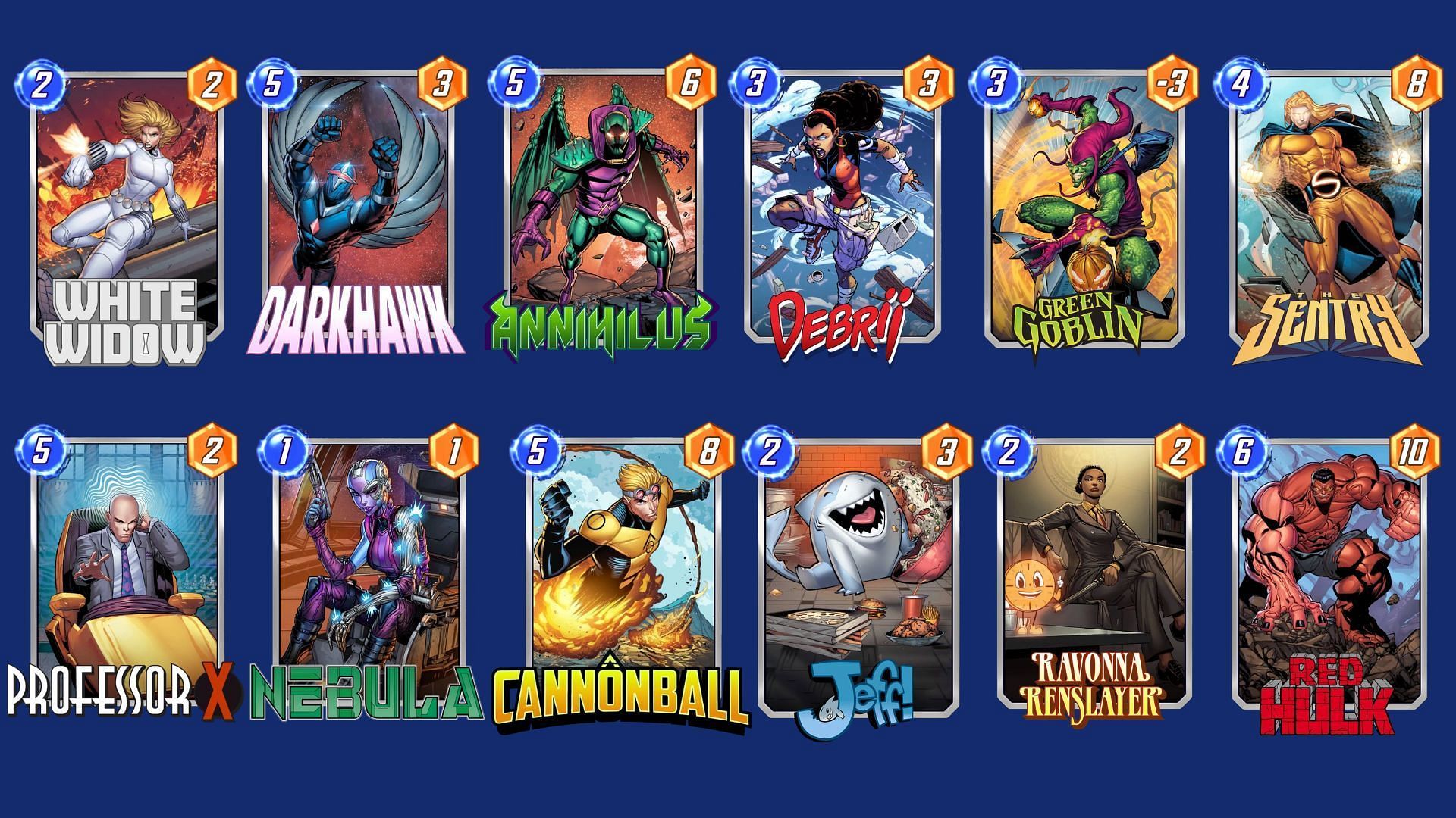 The Darkhawk Junk Deck in Marvel Snap (Image via Nuverse)