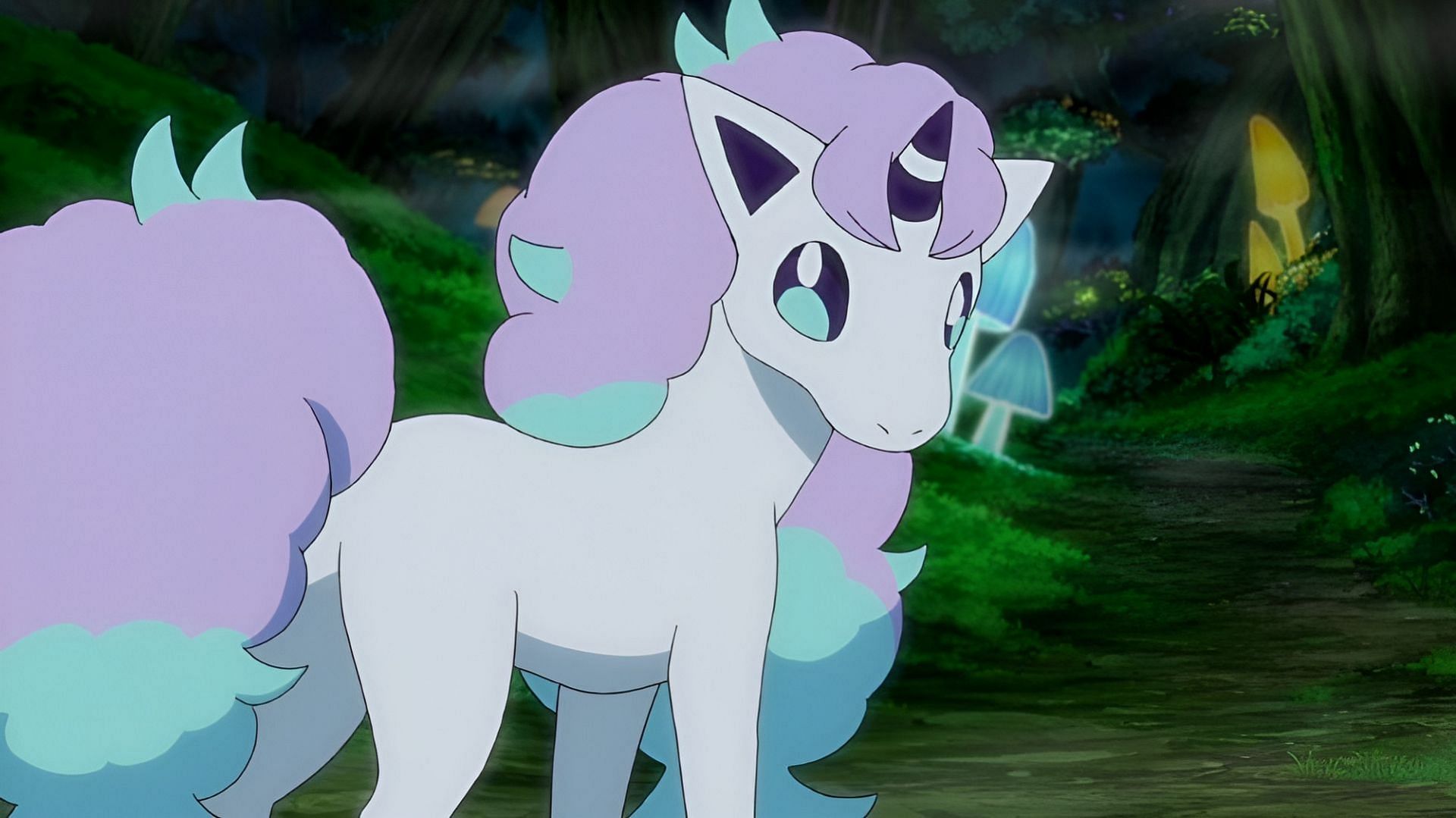 Galarian Ponyta in the anime (Image via The Pokemon Company)