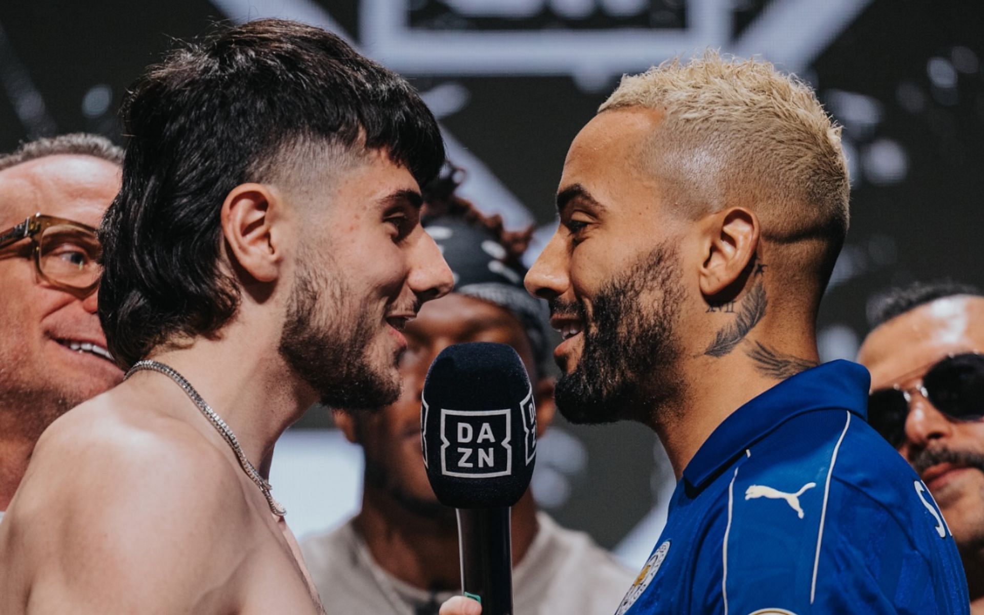 Danny Aarons (left) faces Danny Simpson (right) in the MF &amp; DAZN X Series 17 main event. [Image courtesy: @dannyaarons on Instagram]