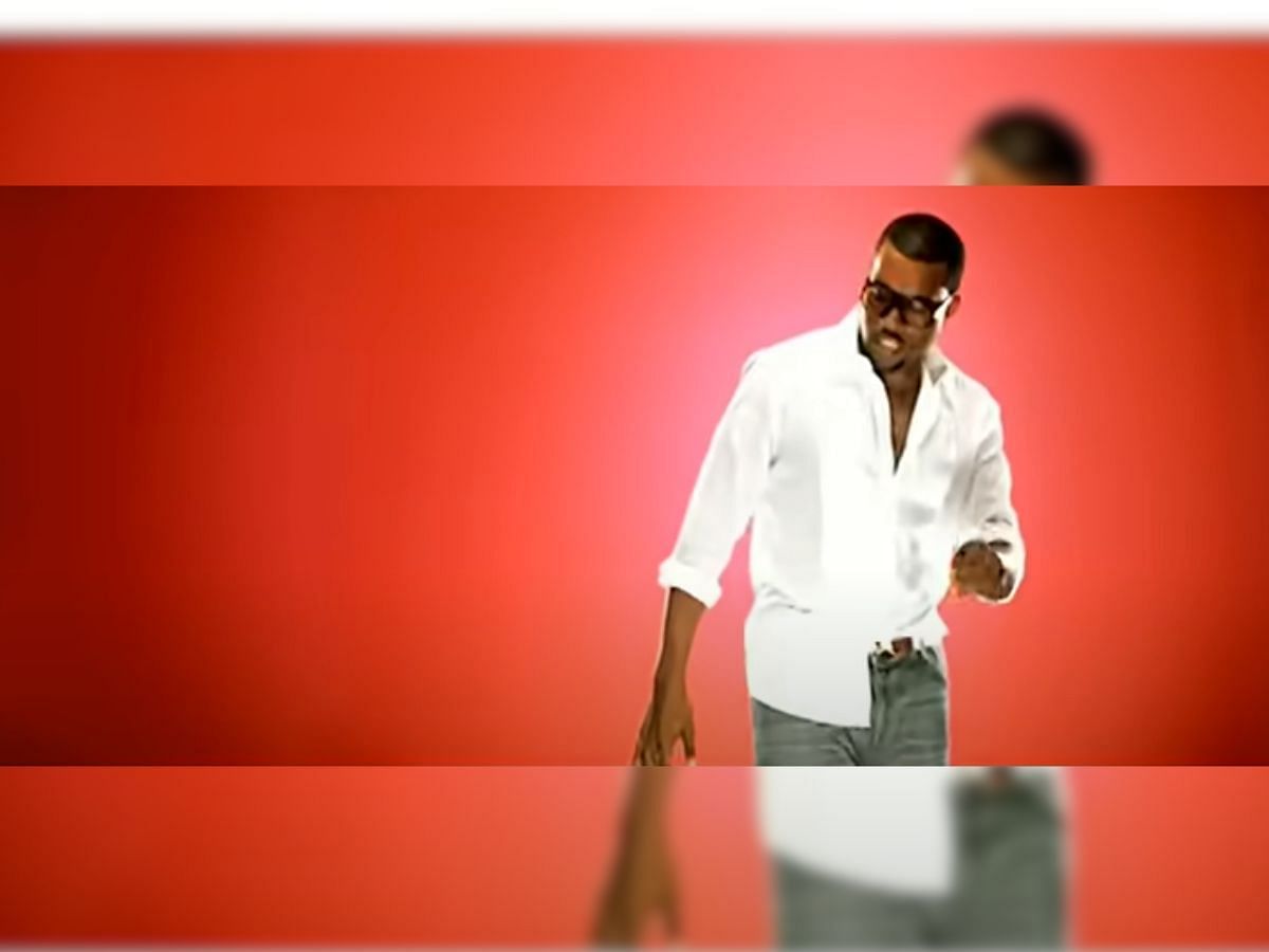 Still from the music video of Gold Digger (Image via YouTube/ Kanye West)