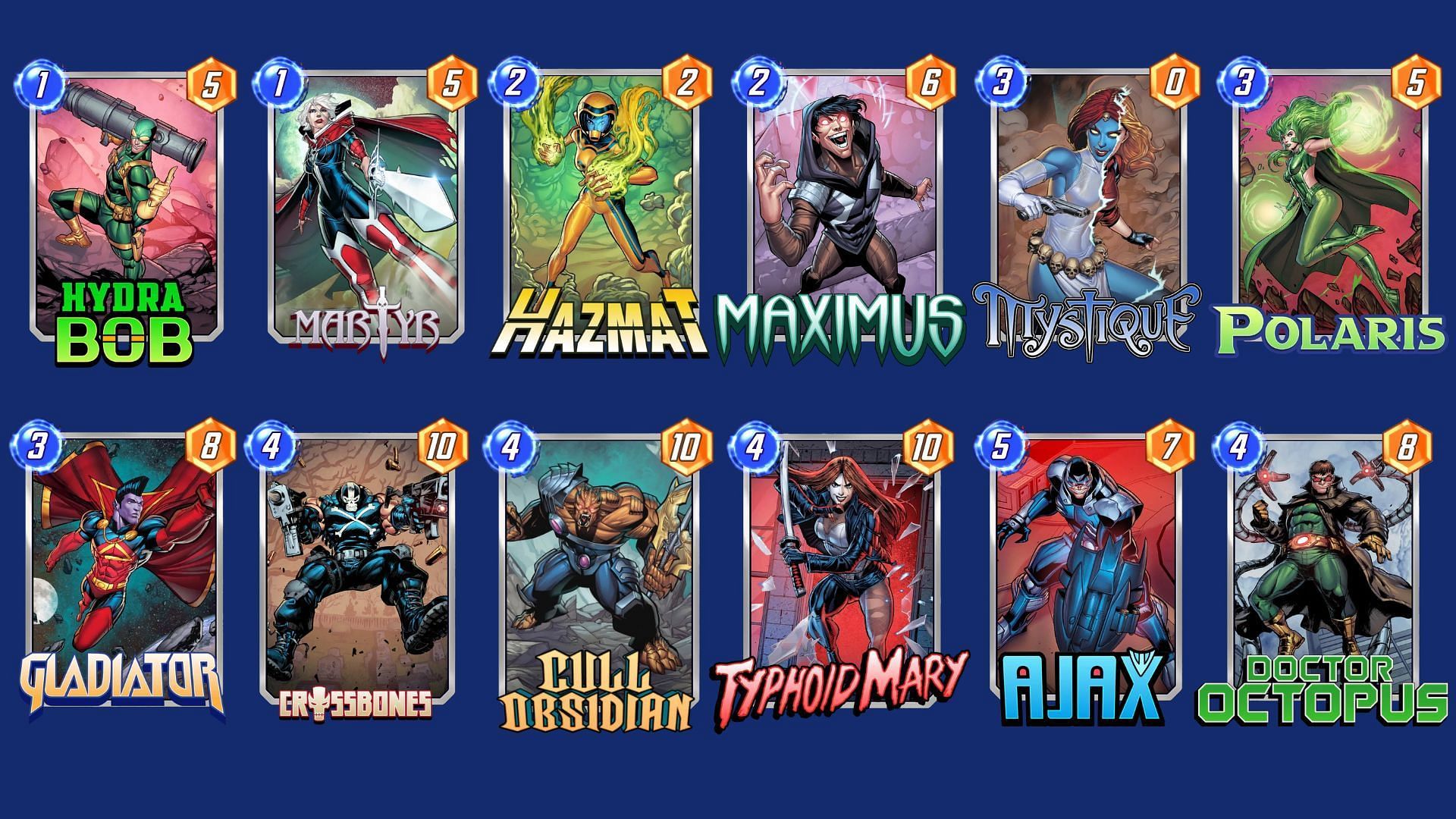 The Pillers of Ajax deck is a very strategic Marvel Snap Ajax deck you can try out (Image via Nuverse)