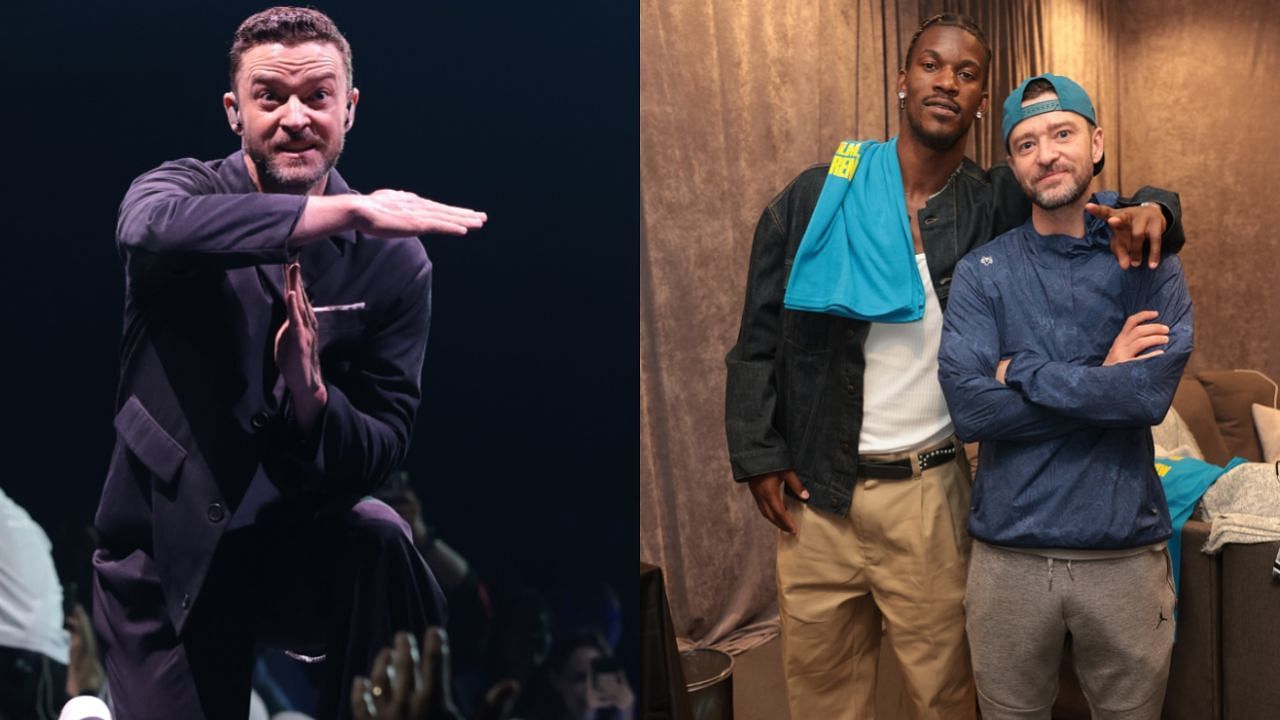 Miami Heat star Jimmy Butler shared on Instagram that he went to Stockholm, Sweden to watch Justin Timberlake