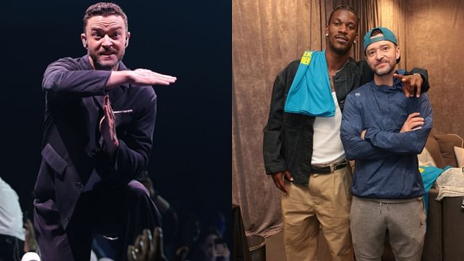 Popstar Justin Timberlake drops two-word reaction to Jimmy Butler over concert hangout