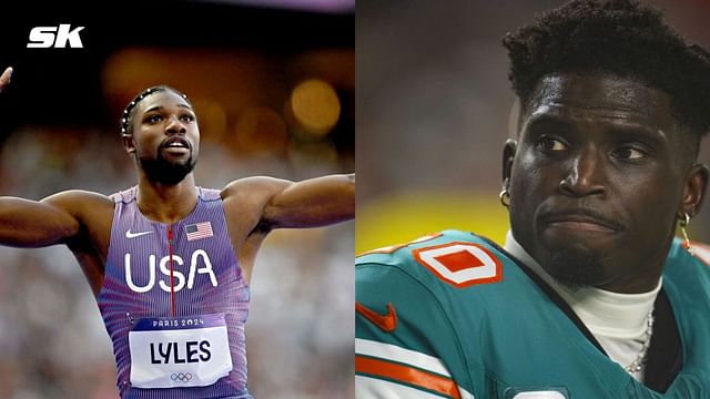 Noah Lyles and Tyreek Hill | Getty Images