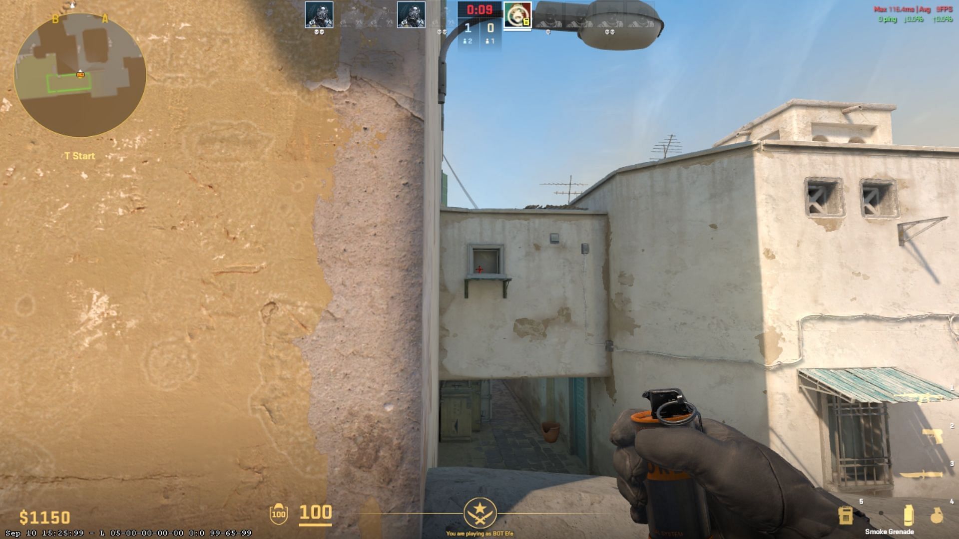 Xbox smoke Dust 2 (Image via Valve)