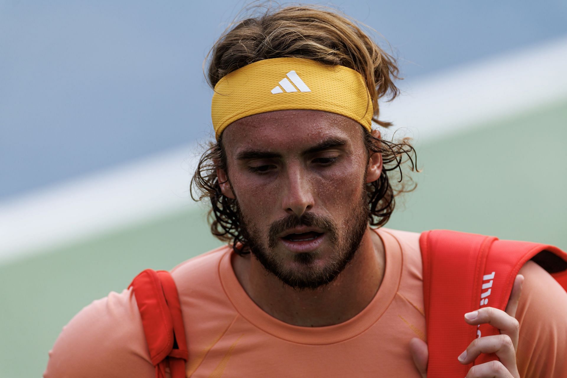 Stefanos Tsitsipas at the Cincinnati Open 2024. (Photo: Getty)