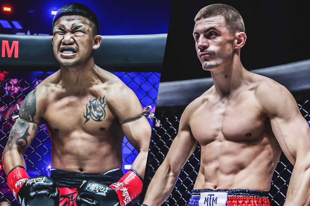 Rodtang (left) and Jacob Smith (right). [Photos from ONE Championship]