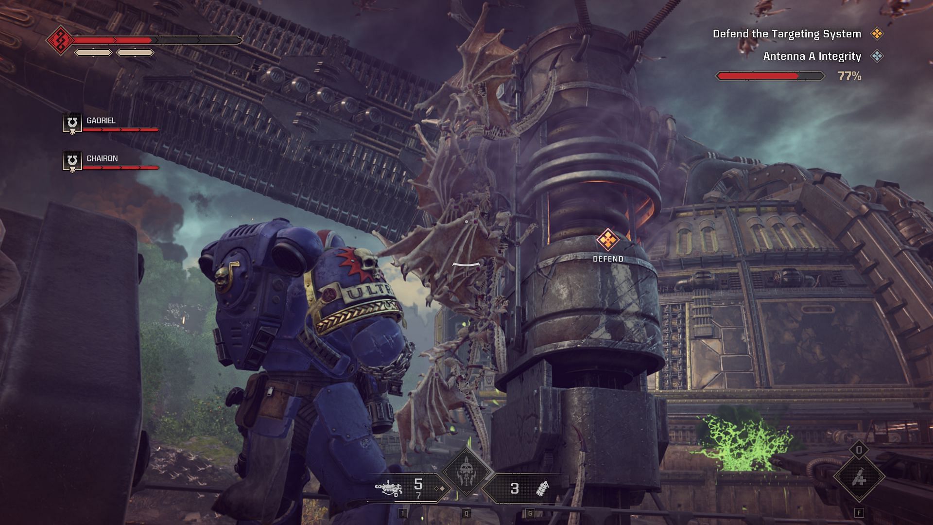 Warhammer 40k: Space Marine 2 gameplay (Image via Focus Entertainment)