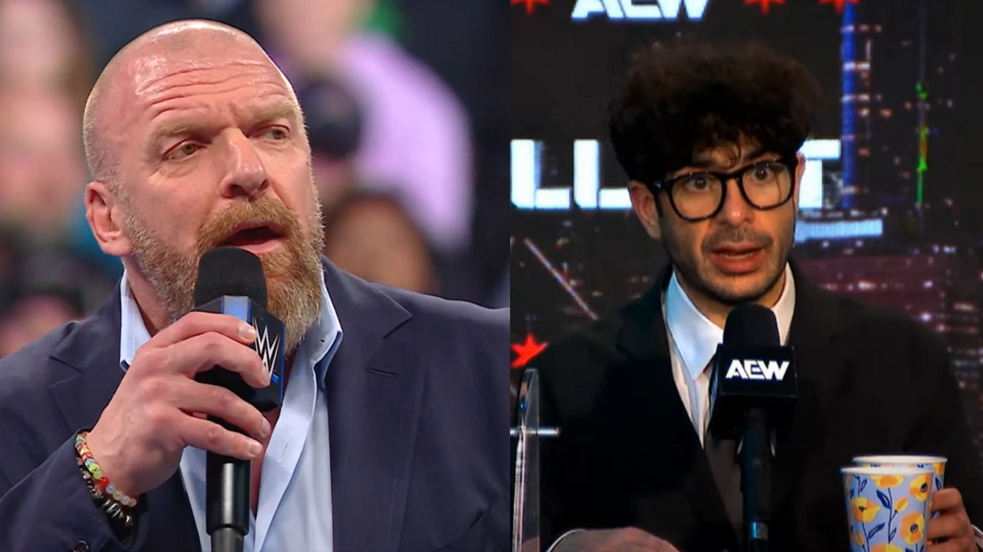 Triple H and Tony Khan respectively are WWE and AEW