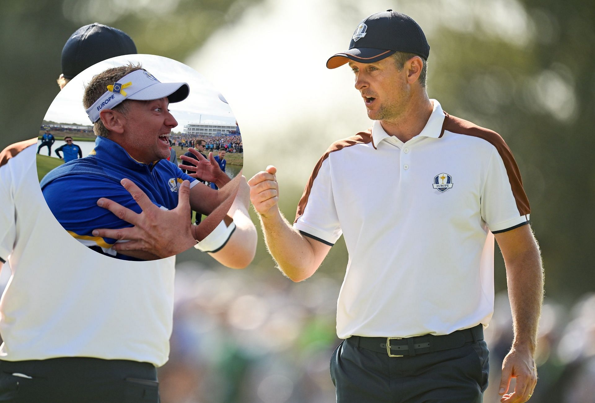 Justin Rose and Ian Poulter