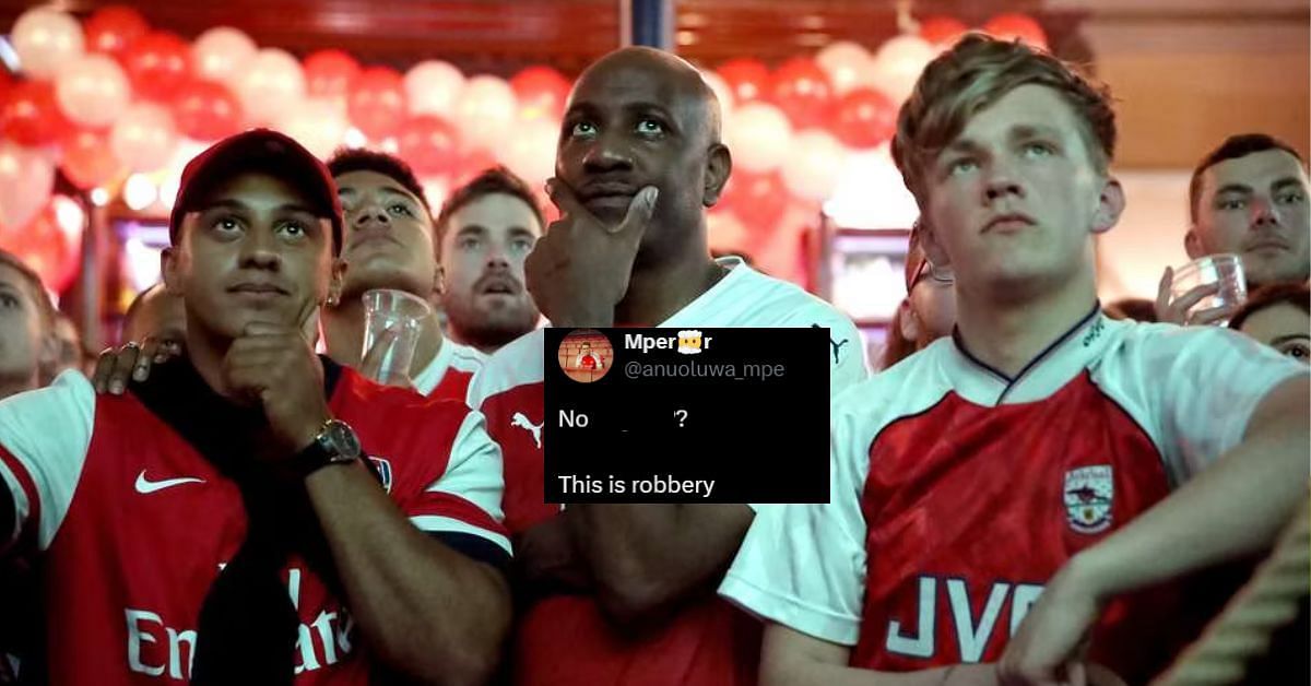 Arsenal fans in disbelief as star man left out of 2024 Yacine Award shortlist. Picture Credits: Getty, Twitter - @anuoluwa_mpe