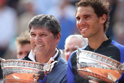 Toni Nadal (L), Rafael Nadal (R) (Source: Getty)