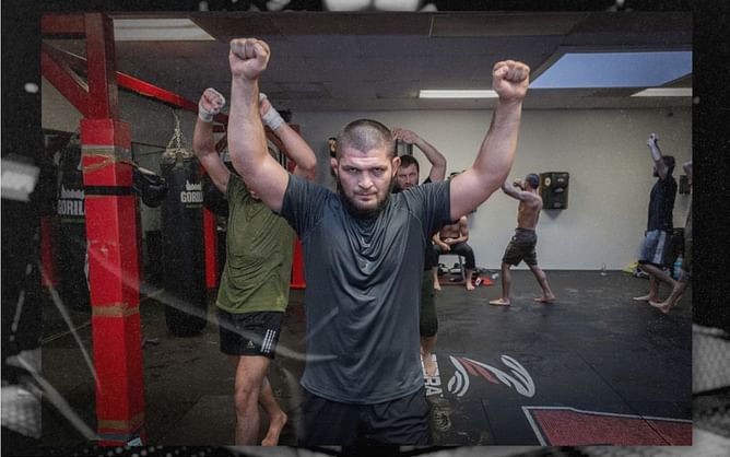 In Photos: Khabib Nurmagomedov shares exclusive photos of "four-week training" at AKA feat. Cain Velasquez and others