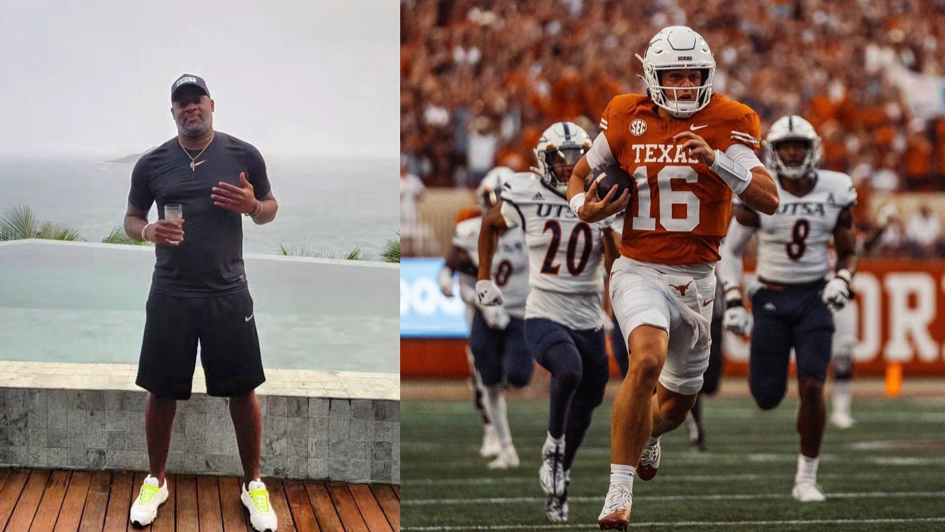 Picture Sources: vinceyoung10, texasfootball (Instagram)