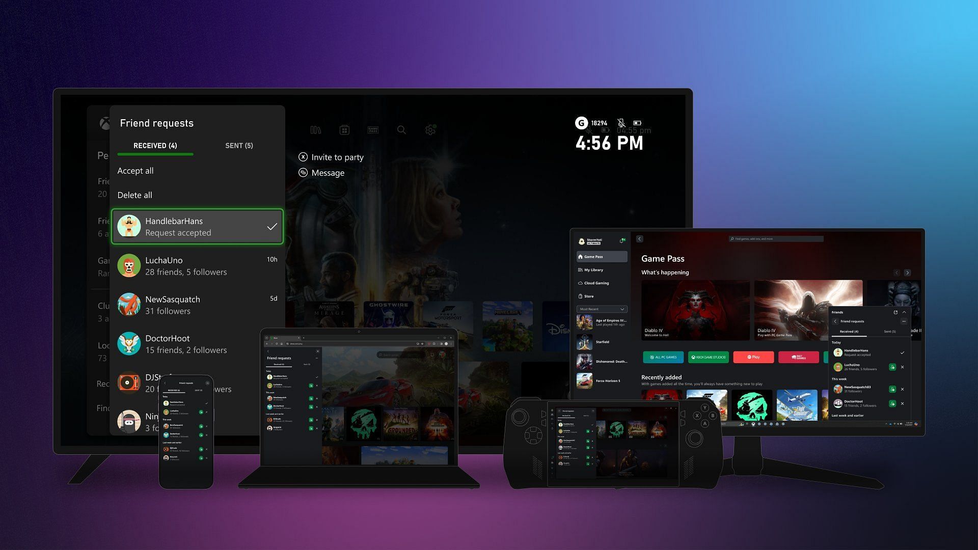 Xbox roles out new friend requests feature