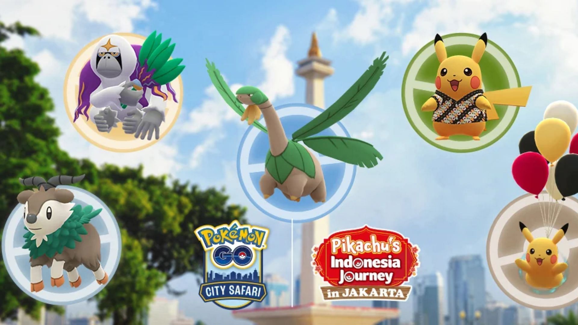 An official poster of Pokemon GO City Safari: Jarkata. (Image via The Pokemon Company)