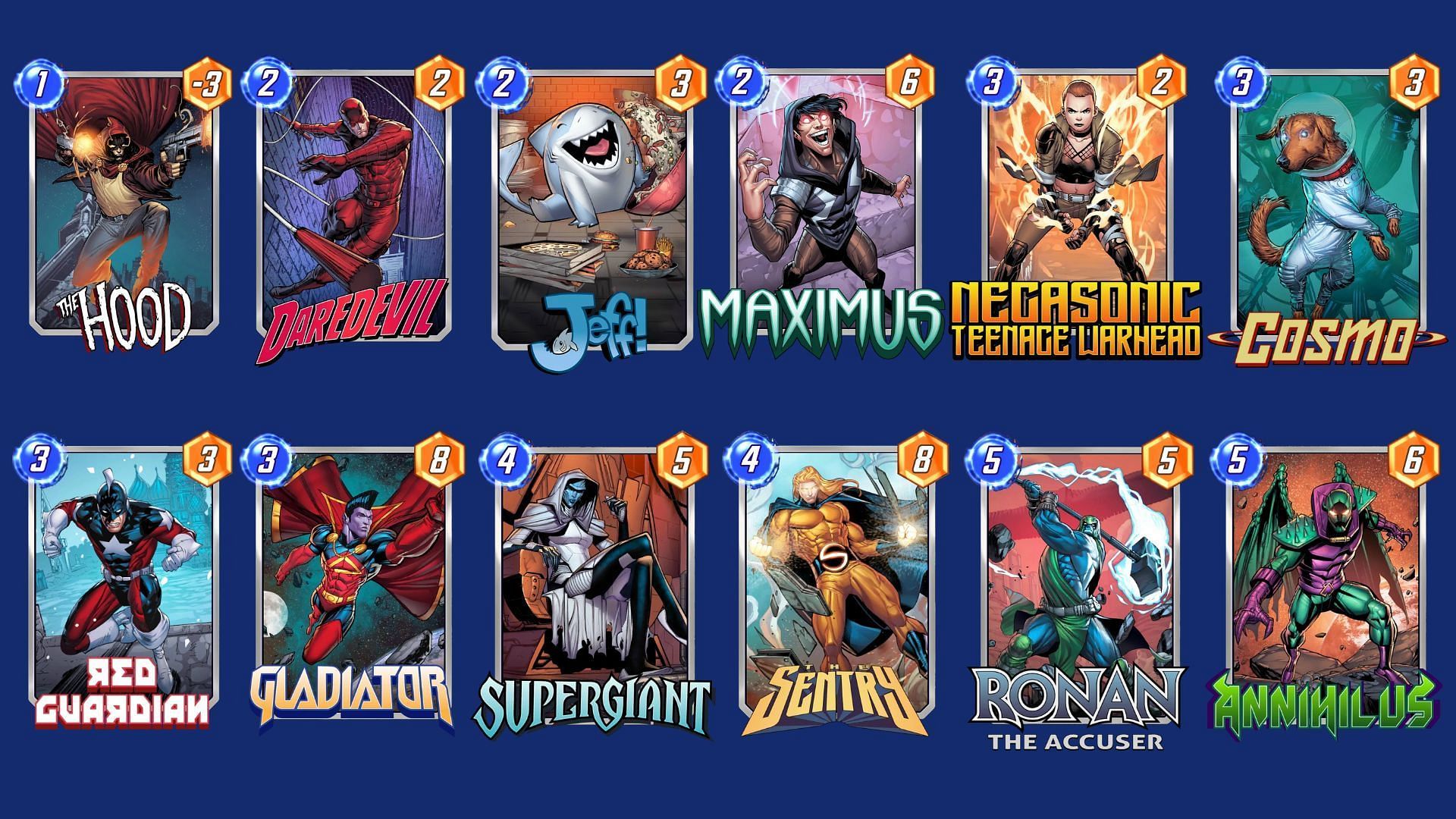 The Rank 1 Deck is a great Marvel Snap Supergiant deck (Image via Nuverse)