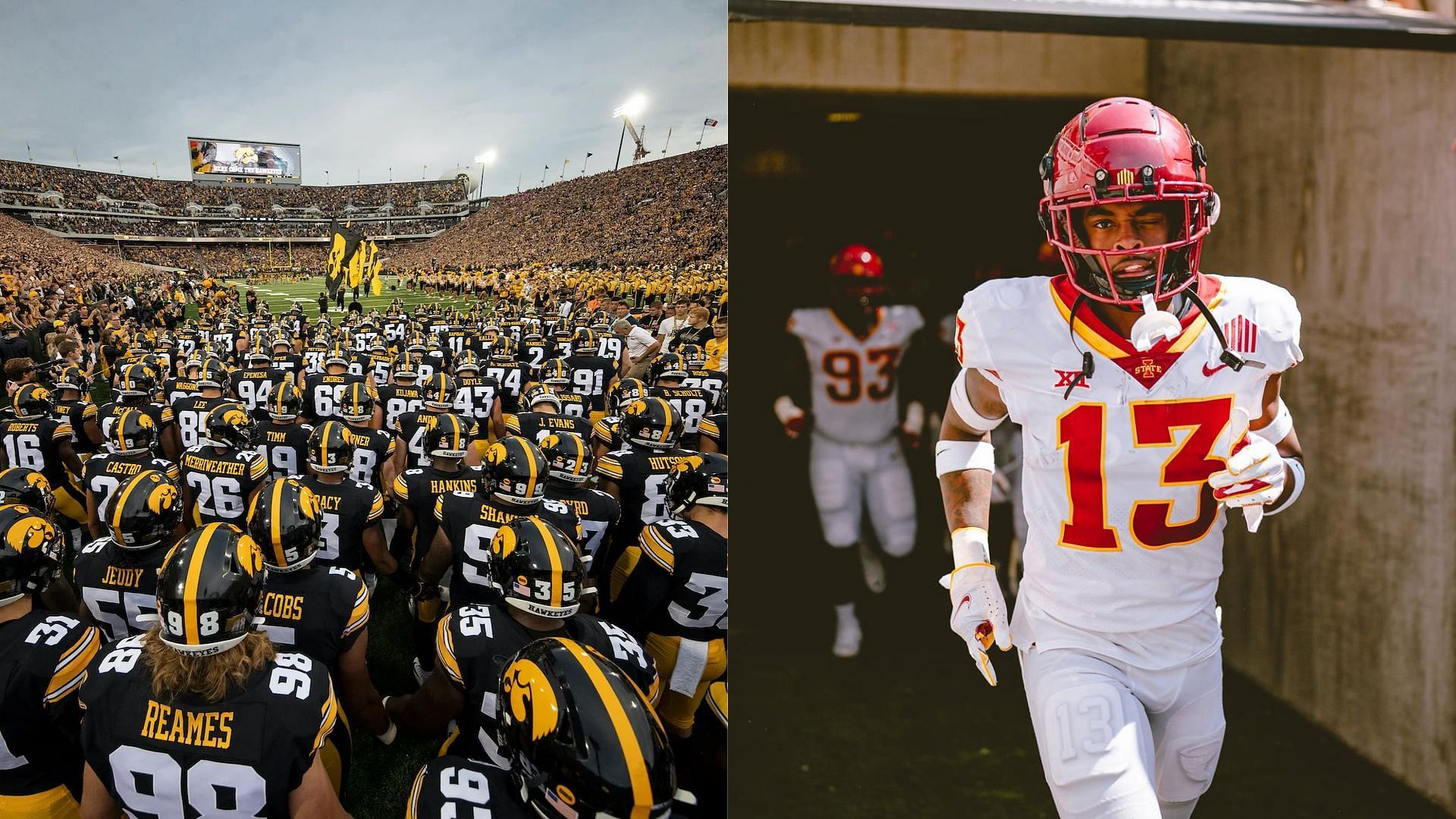 Images courtesy of Iowa &amp; Iowa State Athletics