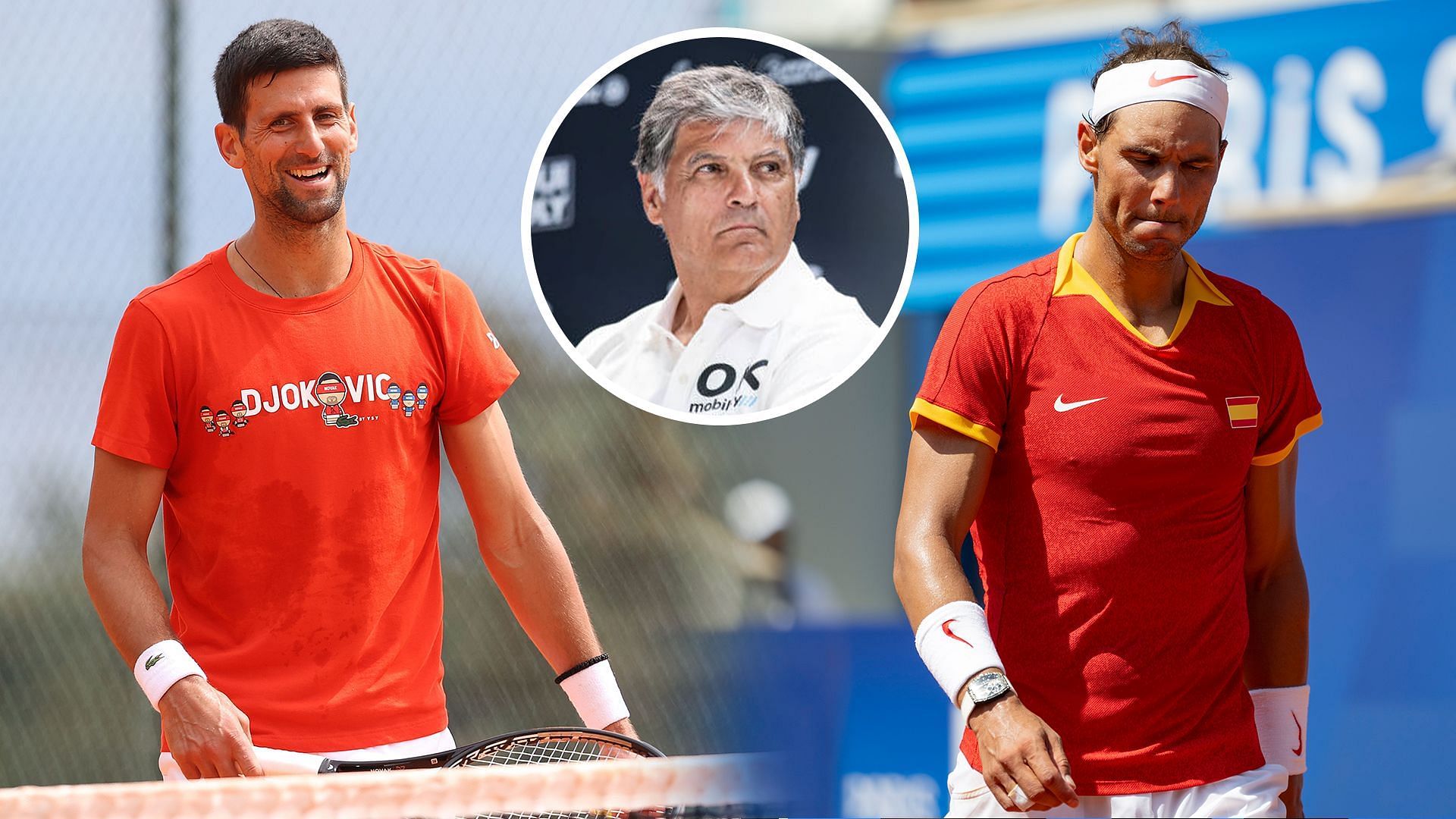 Novak Djokovic (L), Rafael Nadal (R) &amp; Toni Nadal (inset) [Image Source: Getty Images]