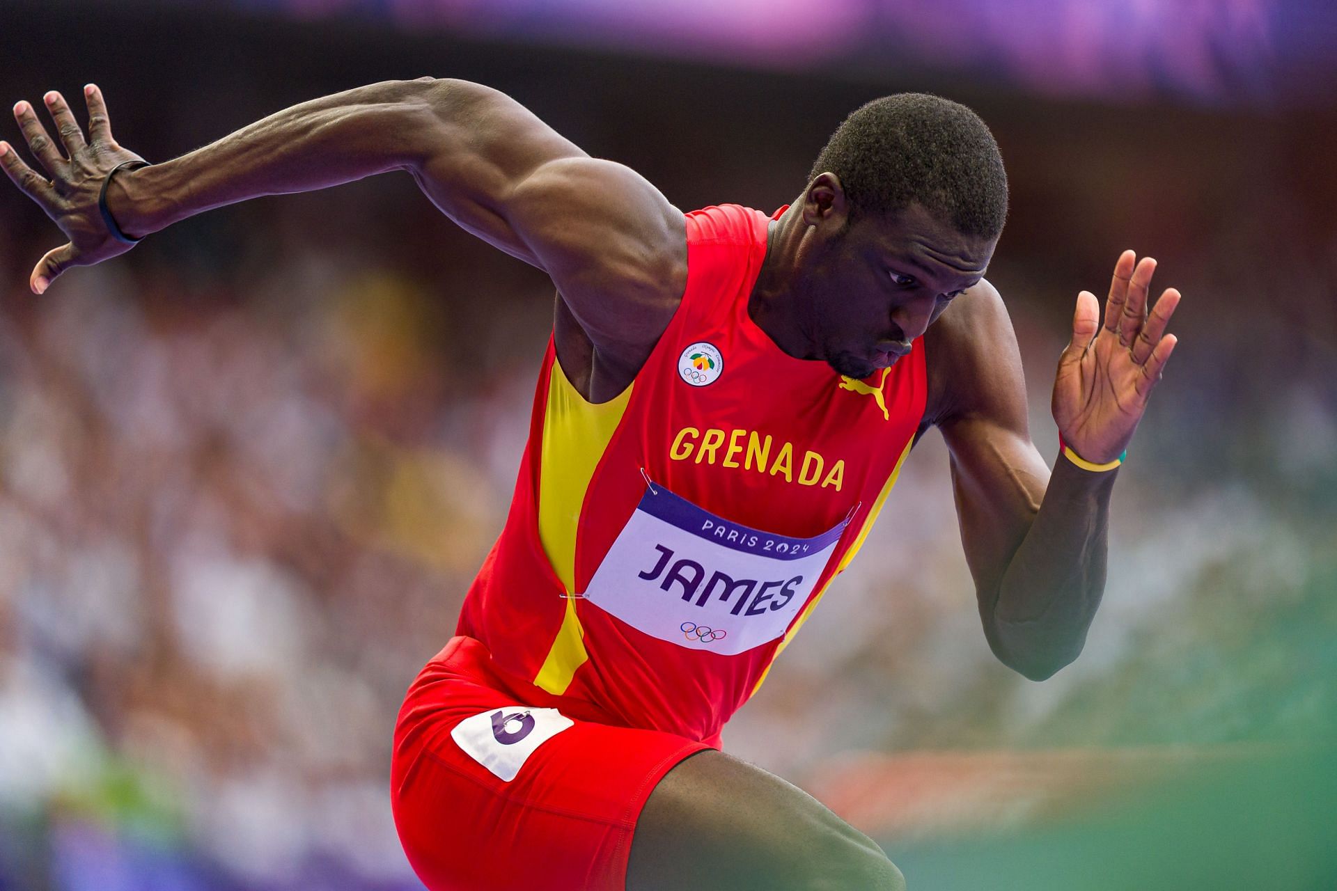 Kirani James of Grenada in action at the Paris Olympics 2024 [Image for Representational Purposes] [Image Source: Getty]