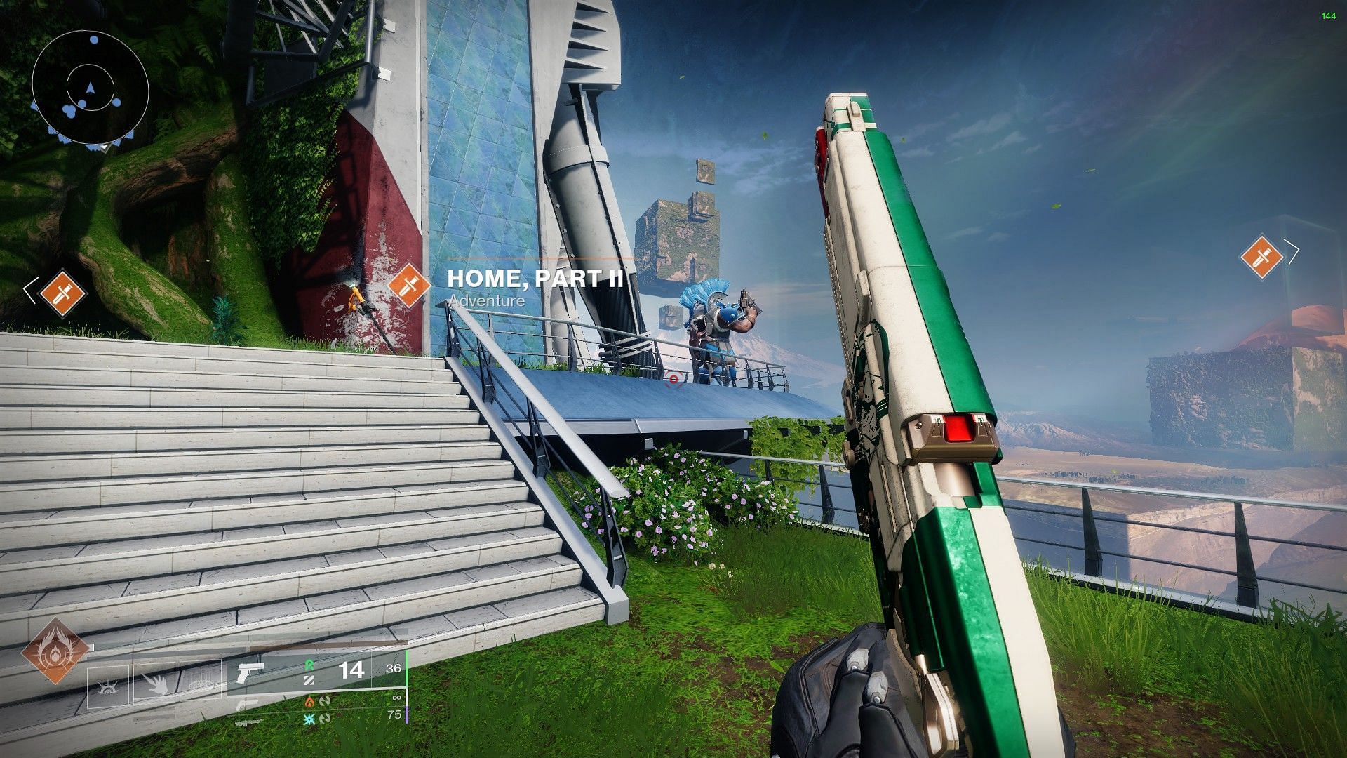 Going past the Home Part II mission node in Destiny 2 (Image via Bungie)