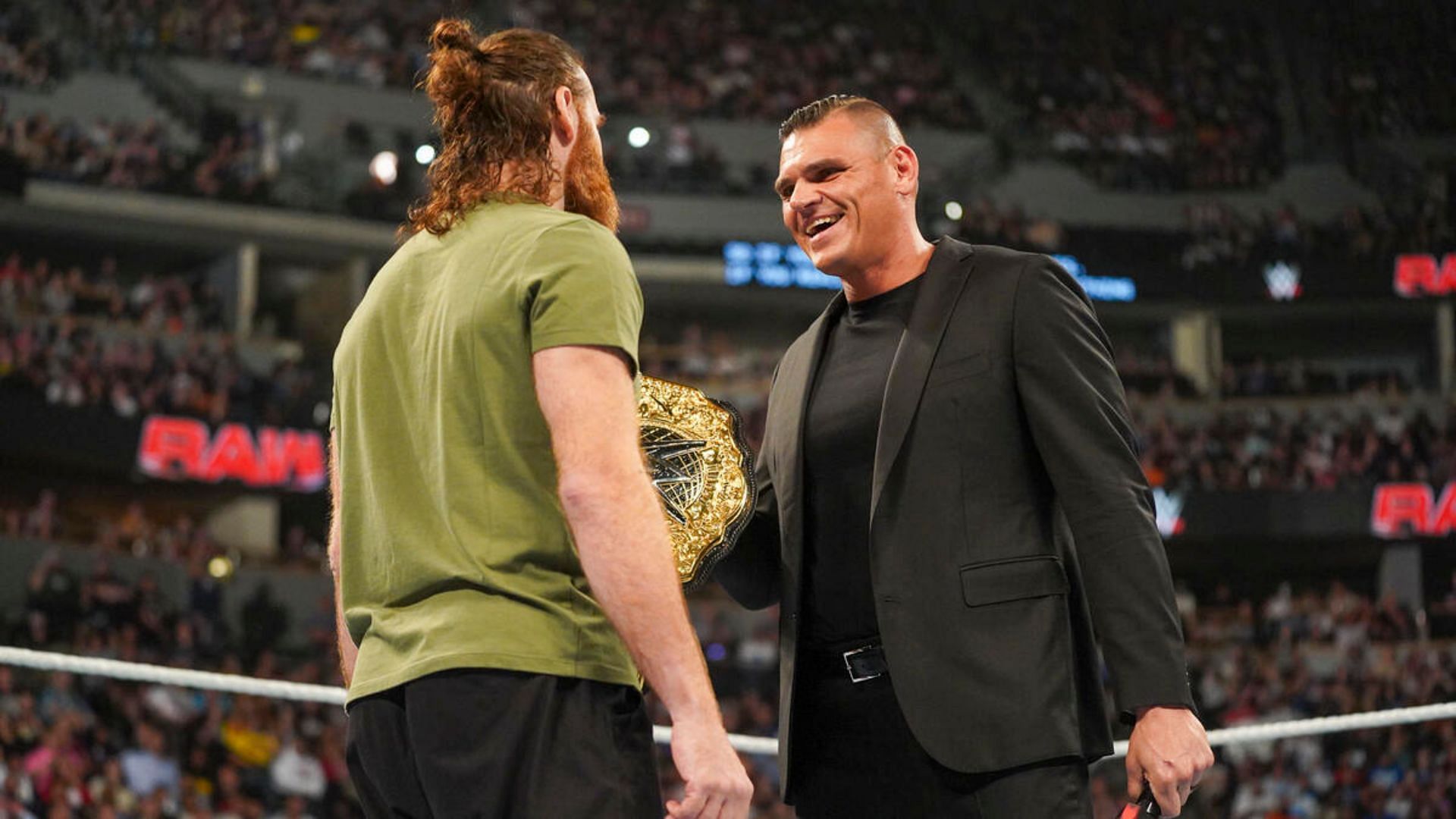 Sami Zayn and Gunther on RAW