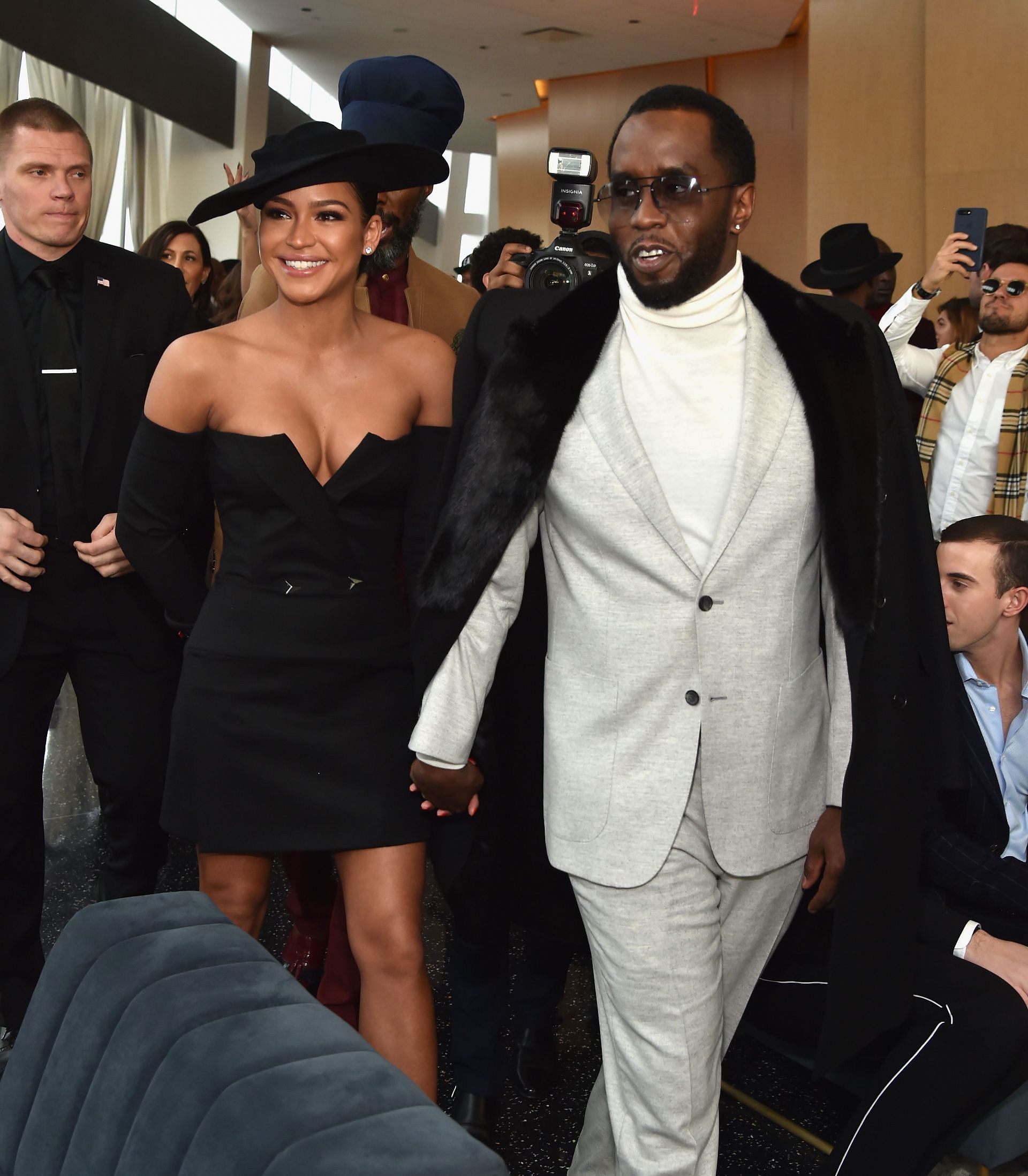 Cassie and Sean &#039;Diddy&#039; Combs in New York City in 2018 (Image via Getty/@Kevin Mazur)