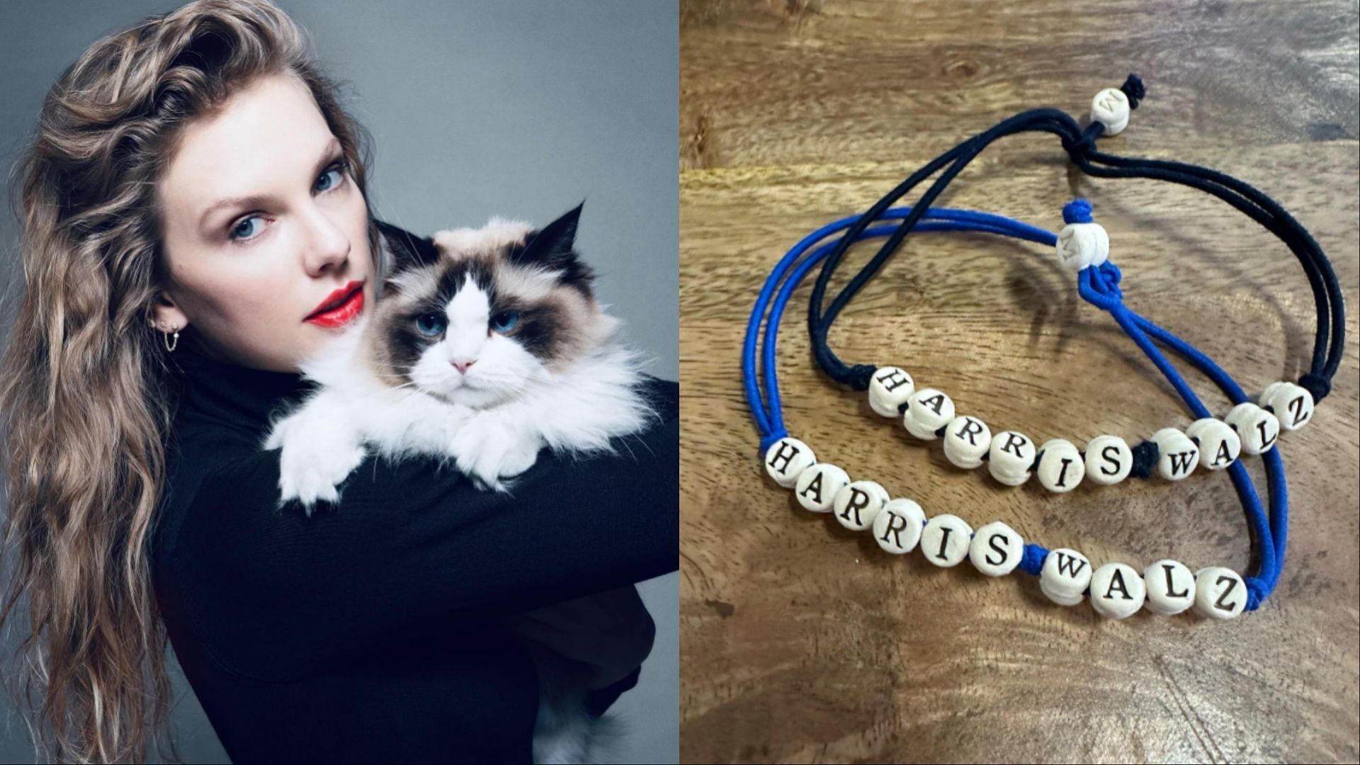 Netizens react as Harris-Walz friendship bracelets go on sale moments after Taylor Swift