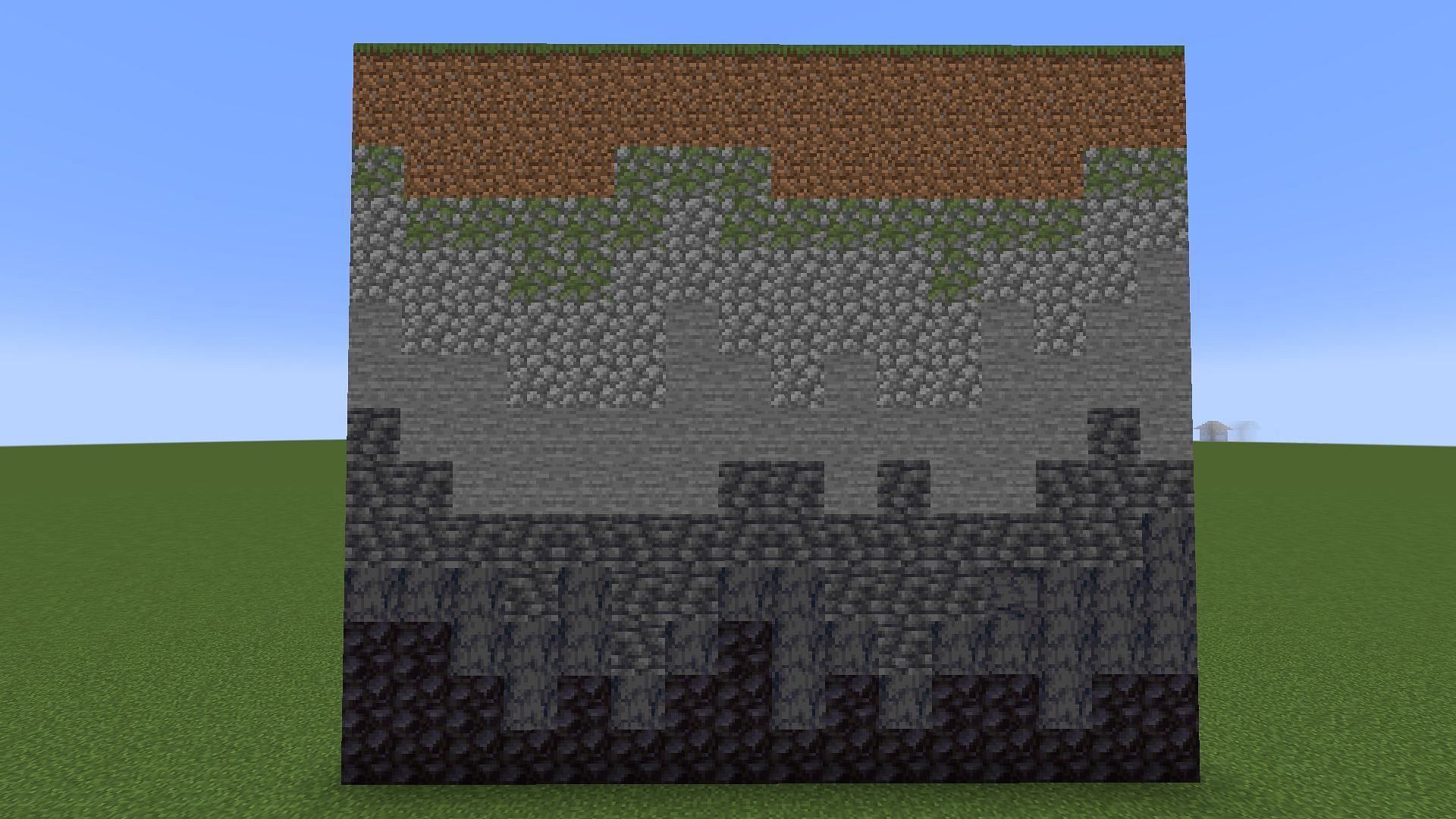 Even simple gradients can bring a lot to builds (Image via Mojang)